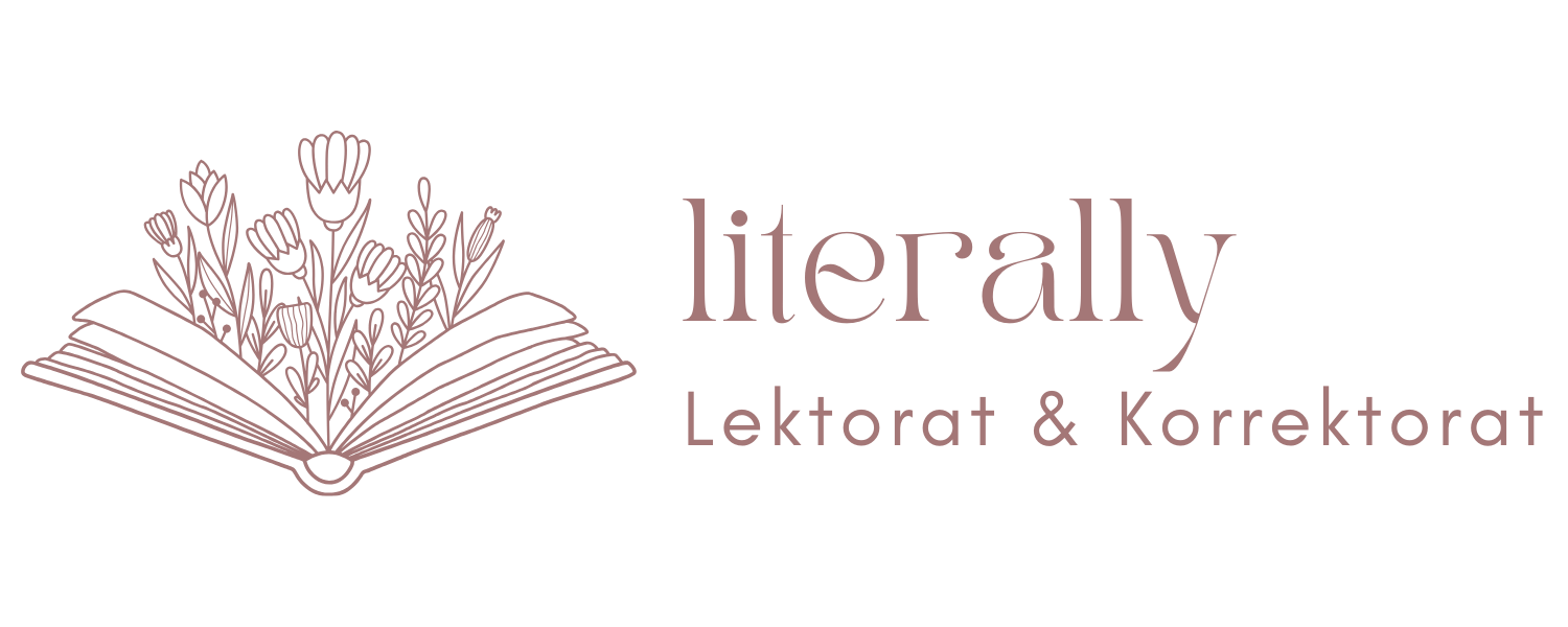 Alina Schunk Literally Lektorat Logo Alina Schunk von Literally Lektorat. Lektorate und Korrektorate